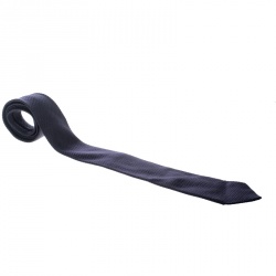 Tom Ford Navy Blue Textured Silk Jacquard Tie