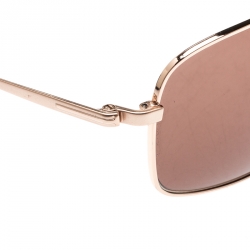 Pre Owned Tom Ford Bronze/Brown TF190 Gregoire Square Sunglasses