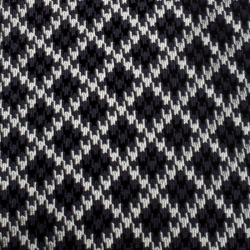 Tom Ford Grey Houndstooth Patterned Silk Jacquard Traditional Tie