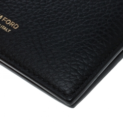 Tom Ford Black Leather Bifold Wallet