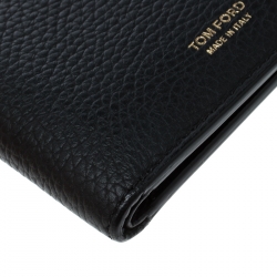 Tom Ford Black Leather Bifold Wallet