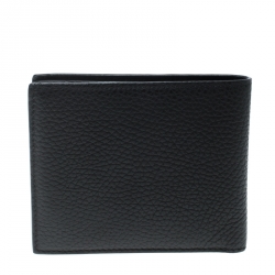 Tom Ford Black Leather Bifold Wallet