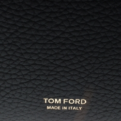Tom Ford Black Leather Bifold Wallet