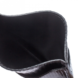 Tom Ford Black Lizard Leather Card Holder