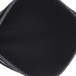 Tom Ford Black Glossy Alligator Card Holder