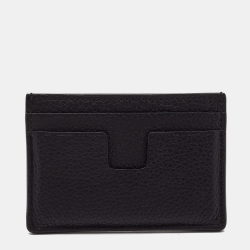Tom Ford Black Leather T Lin Card Cover
