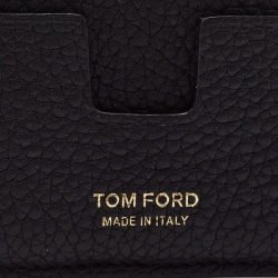 Tom Ford Black Leather T Lin Card Cover