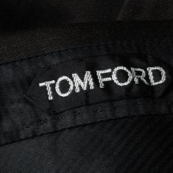 Tom Ford Brown Wool Regular Fit Trousers L
