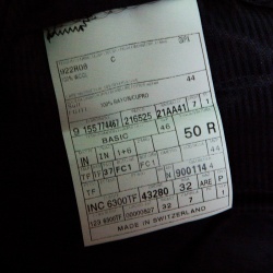 Pre Owned Tom Ford Navy Blue Wool Straight Fit Trousers L