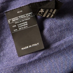 Pre Owned Tom Ford Pastel Blue Cashmere and Silk Sweater 4XL