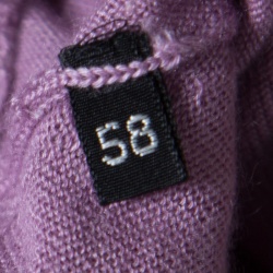 Tom Ford Purple Cashmere and Silk Crew Neck Sweater 4XL