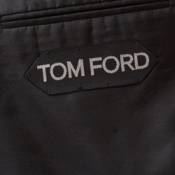 Pre Owned Tom Ford Black Wool and Mohair Tailored Suit XXL