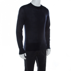 Pre Owned Tom Ford Navy Blue Cashmere Knit Sweater M 