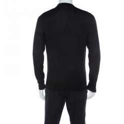 Pre Owned Tom Ford Dark Grey Cashmere Crew Neck Sweater M 