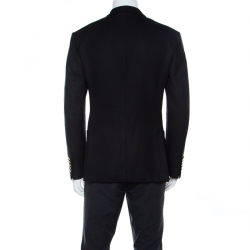 Tom Ford Black Hopsack-weave Wool O’Connor-fit Blazer L