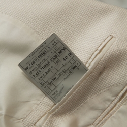 Tom Ford Cream Textured Silk Blend Sport Coat L