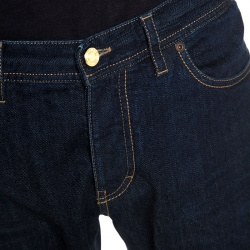 Pre Owned Tom Ford Blue Dark Wash Denim TF005 Jeans XXL