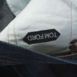 Pre Owned Tom Ford Blue Dark Wash Denim TF005 Jeans XXL