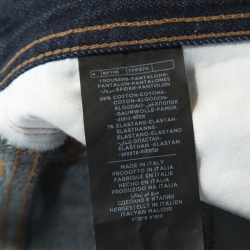 Pre Owned Tom Ford Blue Dark Wash Denim TF005 Jeans XXL