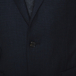 Tom Ford Navy Blue Wool Tailored Suit L