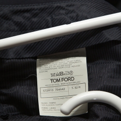 Pre Owned Tom Ford Navy Blue Cotton Atticus Trousers XL