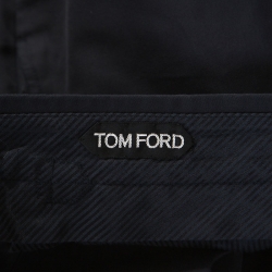 Pre Owned Tom Ford Navy Blue Cotton Atticus Trousers XL
