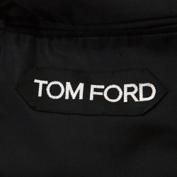 Tom Ford Black Wool Tailored Suit L