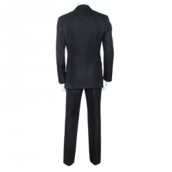 Tom Ford Black Wool Tailored Suit L