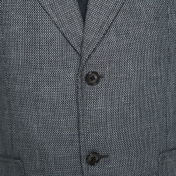 Tom Ford Monochrome Linen Blend Two Buttoned Suit L