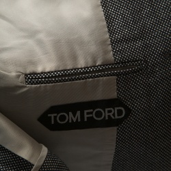 Tom Ford Monochrome Linen Blend Two Buttoned Suit L
