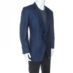 Tom Ford Navy Blue Cashmere Shelton Blazer 4XL