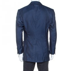 Tom Ford Navy Blue Cashmere Shelton Blazer 4XL