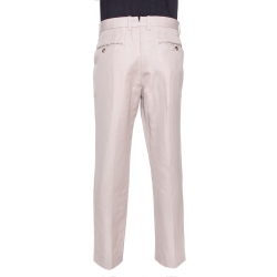 Tom Ford Beige Cotton Blend Regular Fit Trousers XXL