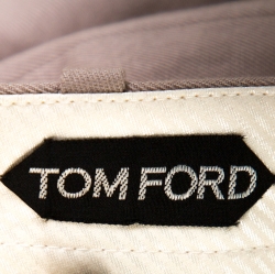 Tom Ford Beige Cotton Blend Regular Fit Trousers XXL