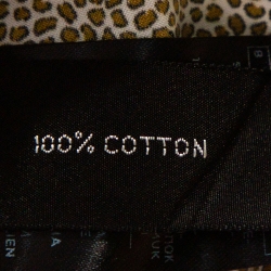 Pre Owned Tom Ford Brown Animal Print Cotton Button Front Shirt XL