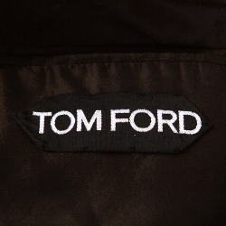 Tom Ford Dark Brown Wool Regular Fit Suit L