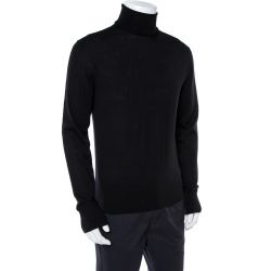 مملوكة مسبقًا Tom Ford Black Cashmere Turtle Neck Sweater XXL