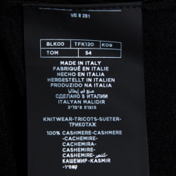 مملوكة مسبقًا Tom Ford Black Cashmere Turtle Neck Sweater XXL