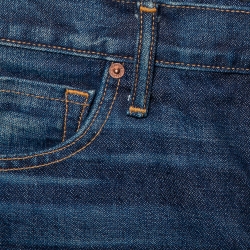 Pre Owned Tom Ford Navy Blue Denim Japanese Selvage Straight Leg Jeans M