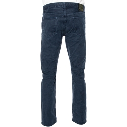 Pre Owned Tom Ford Blue Cotton Straight Fit Pants L