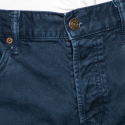 Pre Owned Tom Ford Blue Cotton Straight Fit Pants L