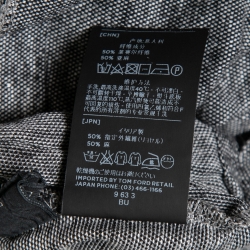 Pre Owned Tom Ford Grey Wool Polo T-Shirt XL