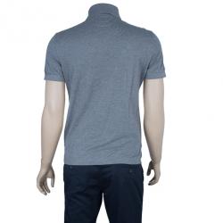 Pre Owned Tom Ford Men's Grey Polo Shirt L