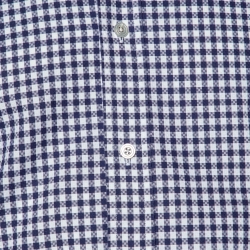 Pre Owned Tom Ford Blue Checked Cotton Shirt M