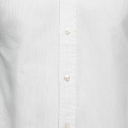 Pre Owned Tom Ford White Cotton Cutaway Collar Shirt M