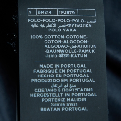 Pre Owned Tom Ford Black Cotton Knit Long Sleeve Polo T-Shirt 4XL
