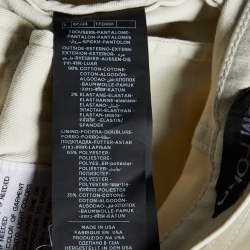 Pre Owned Tom Ford Beige Cotton Slim Fit Trousers M