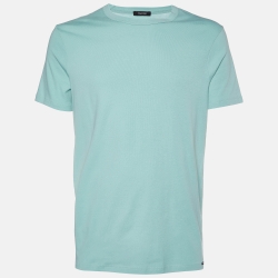 Tom Ford Green Stretch Cotton Round Neck T-Shirt XXL
