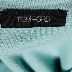 Tom Ford Green Stretch Cotton Round Neck T-Shirt XXL