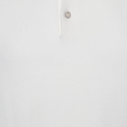 Pre Owned Tom Ford Cream Cotton Knit Polo T-Shirt XL